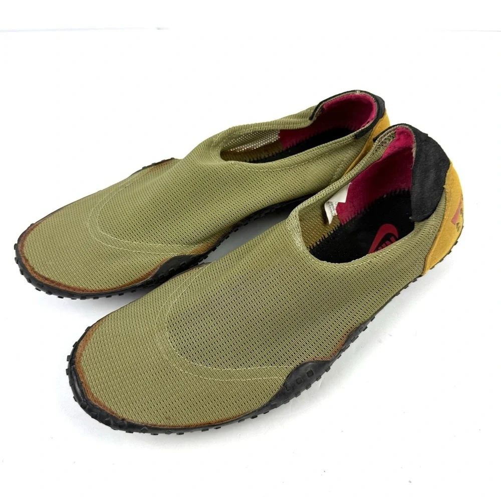 Nike Aqua Gear Mens‎ Shoes 8 Olive Green Water Slip On Vintage 90's